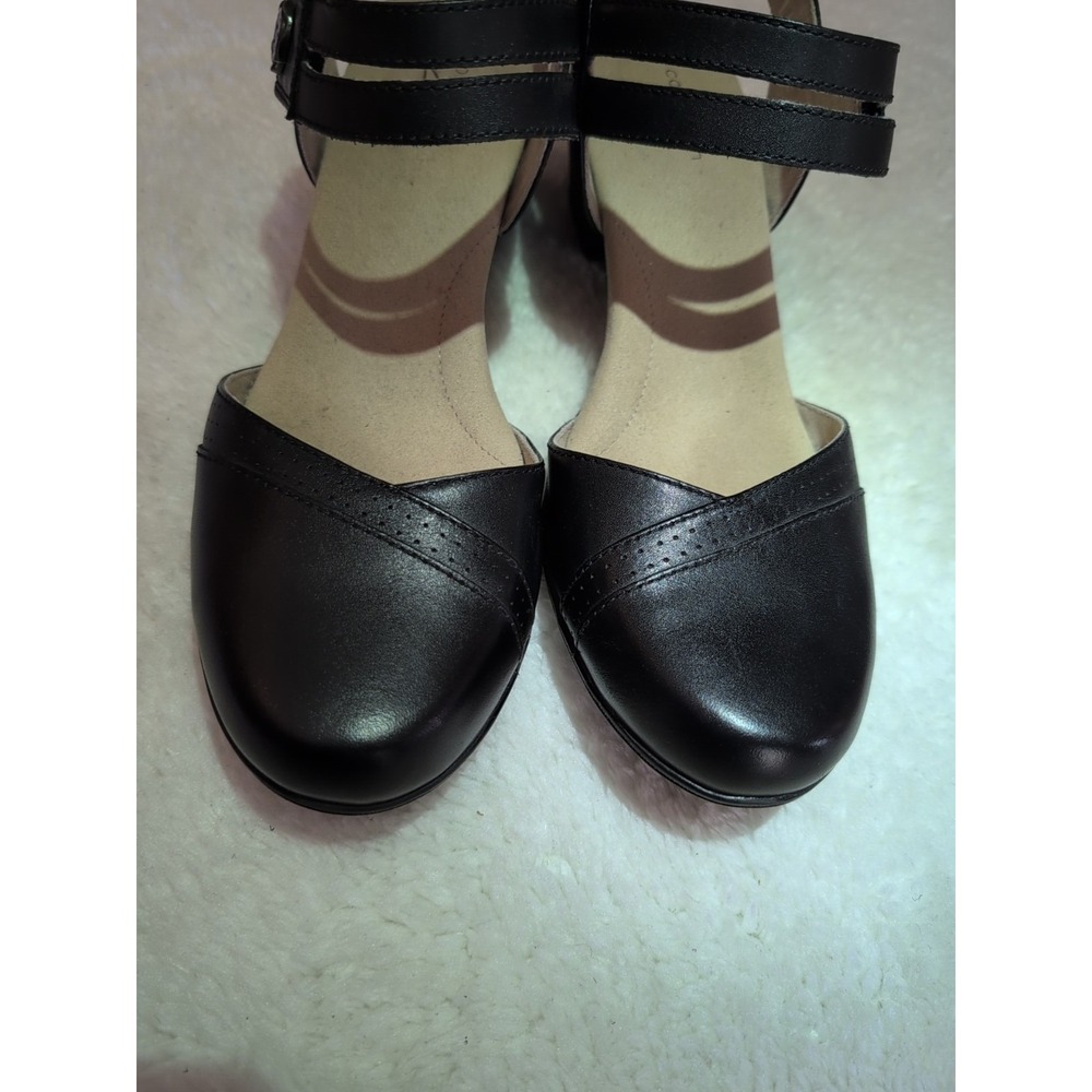Sz 9.5M Clarks Collection Emily 2 Ketra Ankle Strap Heels Womens Black - Picture 5 of 6